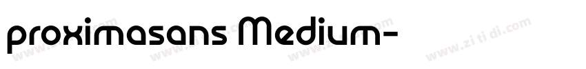 proximasans Medium字体转换